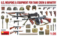 Miniart MIN35334 1:35-U.S. Weapons and Equipment (Tank Crew