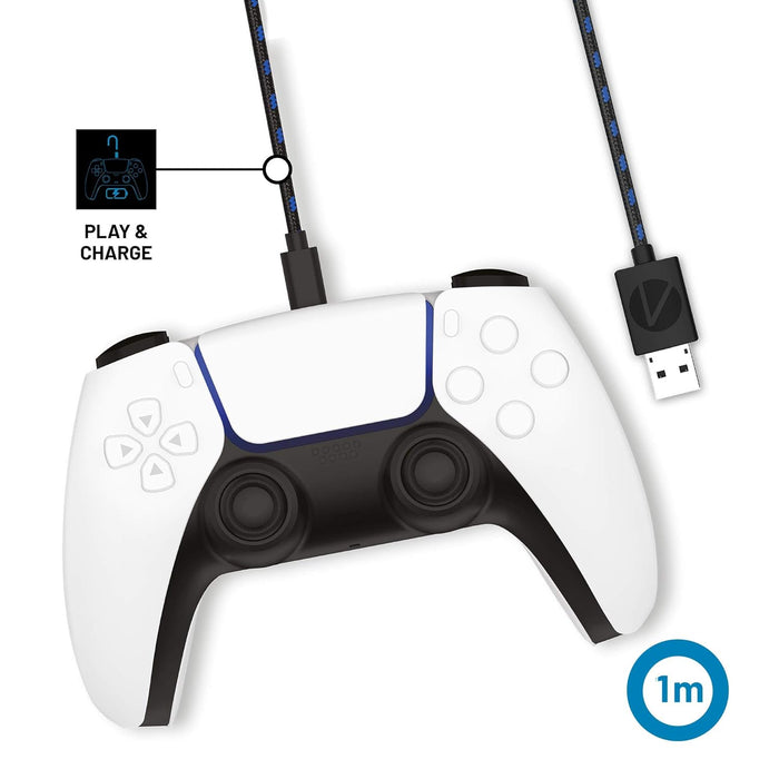 Stealth - Twin Charging Dock with 2m Play & Charge Cable for PS5 - White  Weiß