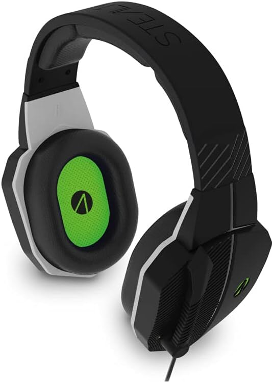 STEALTH Phantom X Premium Stereo Gaming Headset - Black and Green