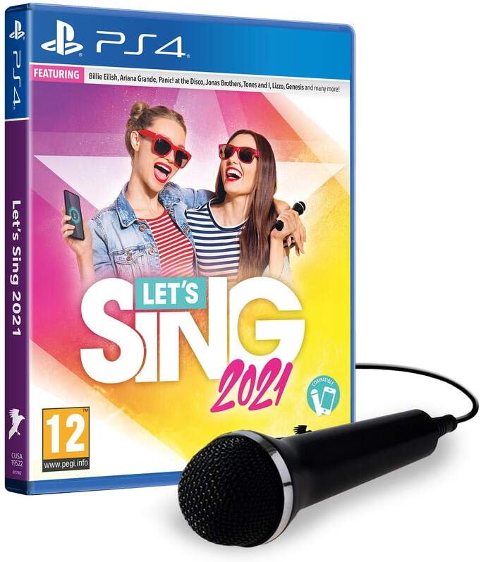 Let's Sing 2021 UK + 1 Microphone (PS4