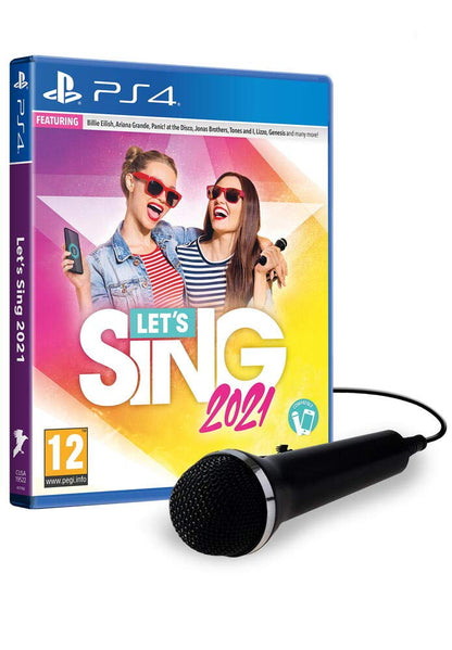 Let's Sing 2021 UK + 1 Microphone (PS4