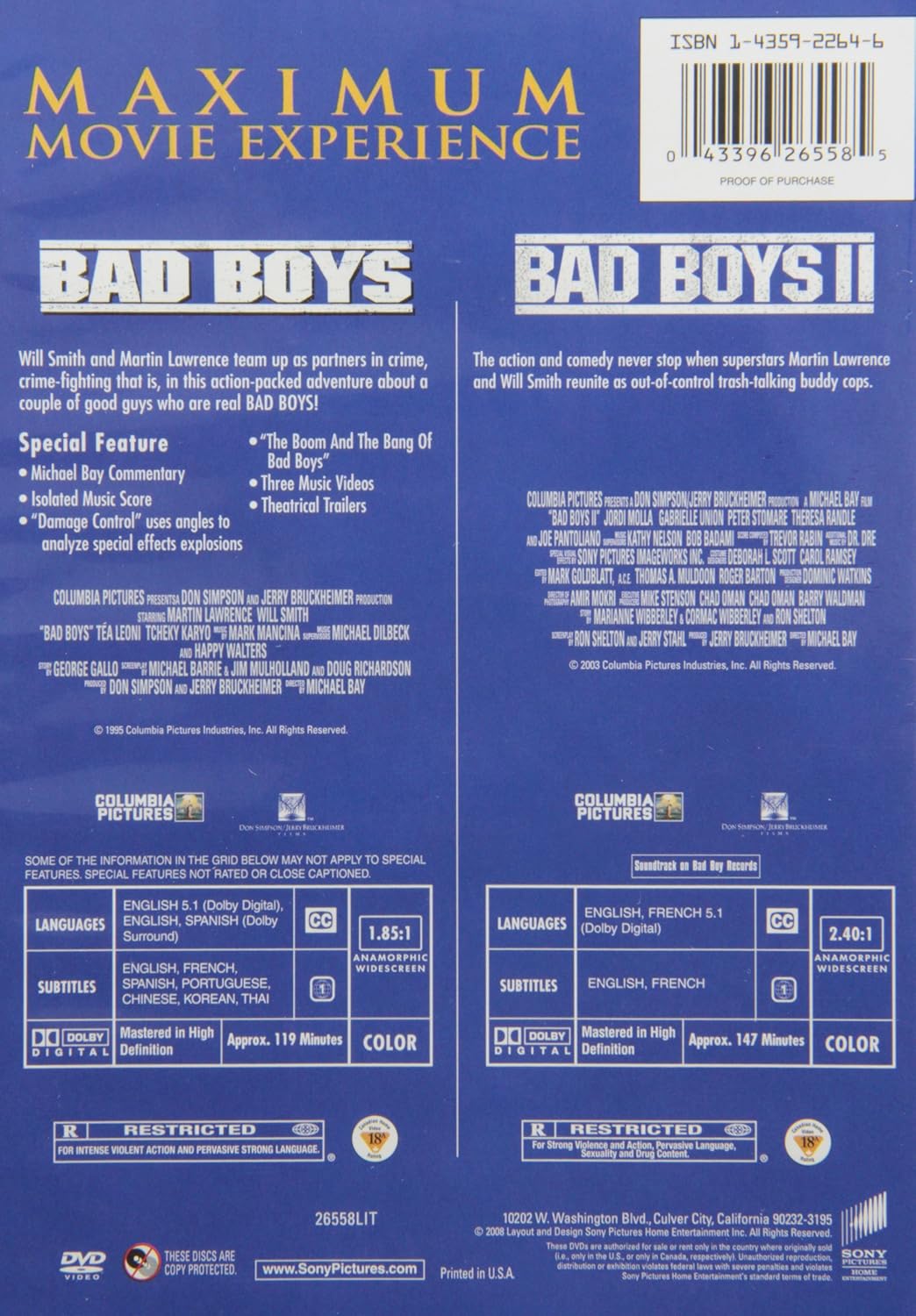 Bad Boys / Bad Boys II