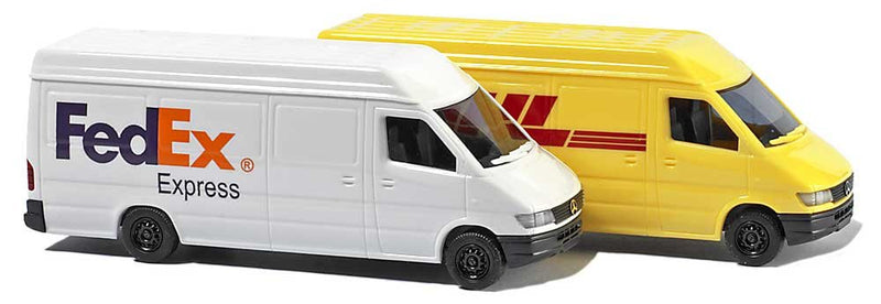 Busch 8304 MB Sprinter FedEx/DHL 2/N Scale Vehicle, N scale (1:160