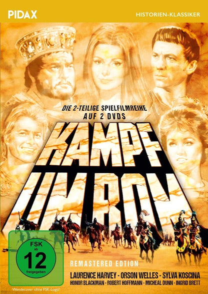 Kampf um Rom - Remastered Edition / Die komplette 2-teilige Spielfilmreihe mit Starbesetzung (Pidax Historien-Klassiker)