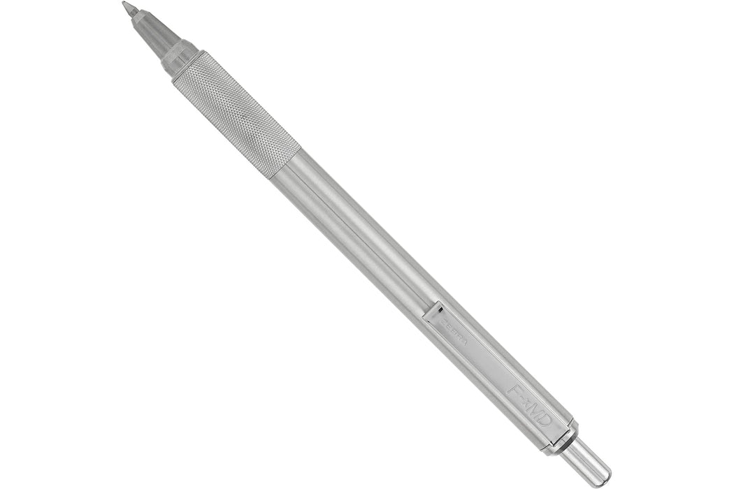 Zebra F-xMD Ballpoint 1.0mm Silver 24380 - (2017 Replacement for F-701