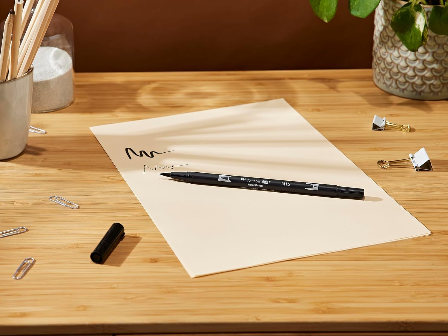 Tombow ABT Dual Brush Pen - Black