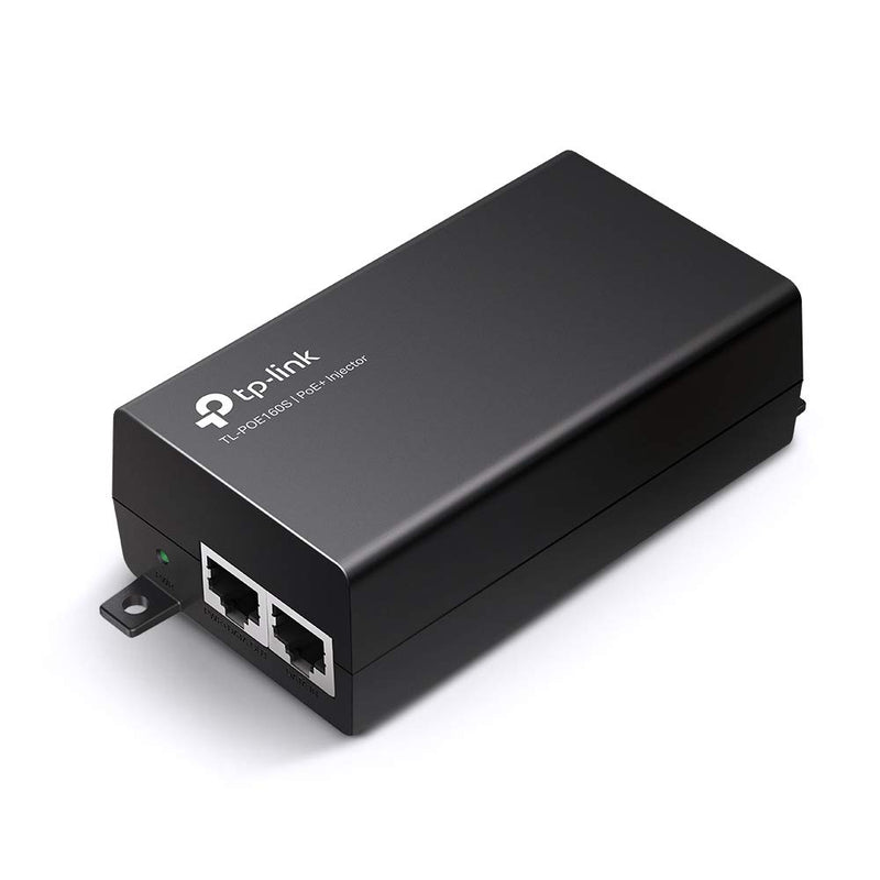 TP-Link 802.3at/af Gigabit PoE Injector | Non-PoE to PoE Adapter | Supplies PoE (15.4W) or PoE+ (30W) | Plug & Play | Desktop/Wall-Mount | Distance Up to 100m (TL-PoE160S