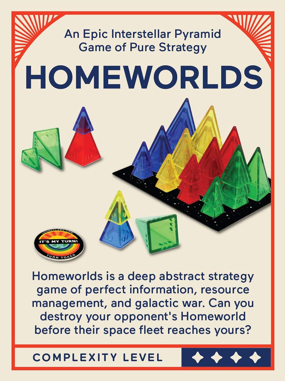 Homeworlds Pyramid Strategy Game - Deep Space Warfare for Two Players