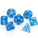 Chessex Borealis Sky Blue Luminary Dice Boxed Set