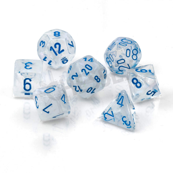 Chessex Borealis Icicle Luminary Dice Boxed Set