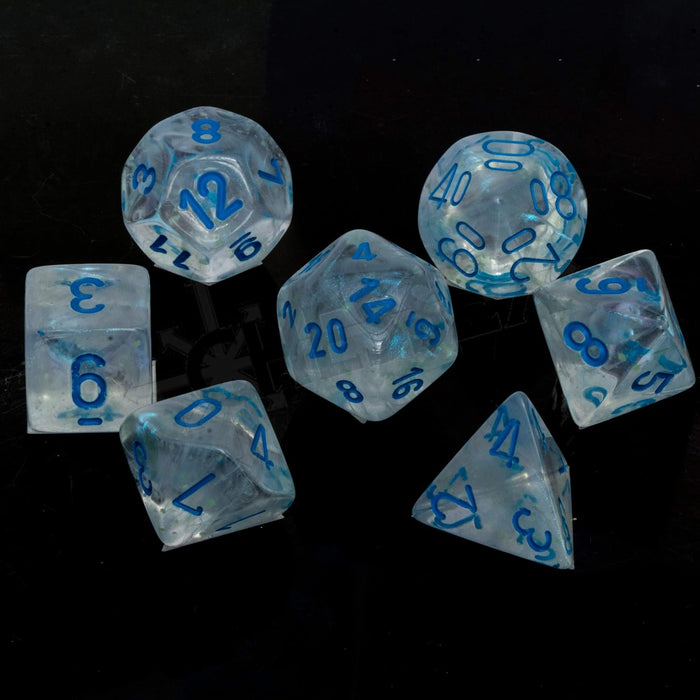 Chessex Borealis Icicle Luminary Dice Boxed Set