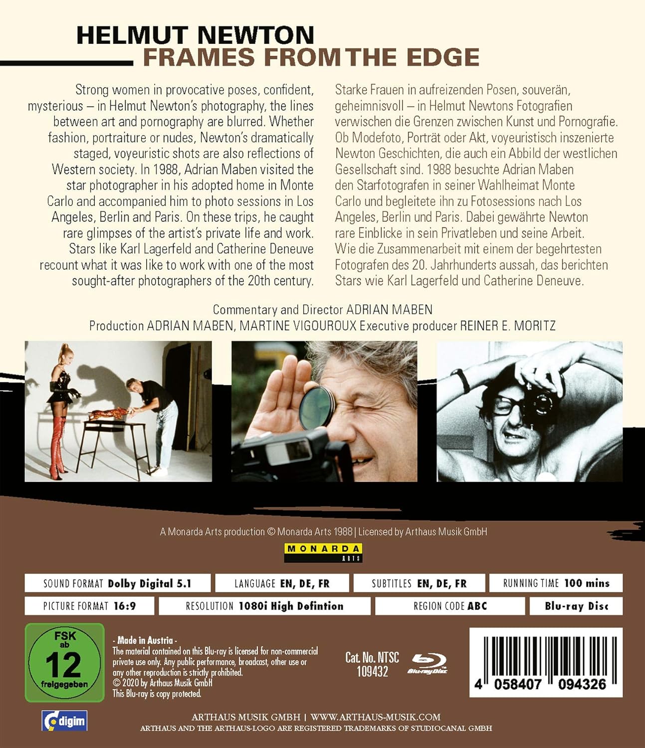 Maben, Adrian - Newton, Helmut: Frames From the Edge