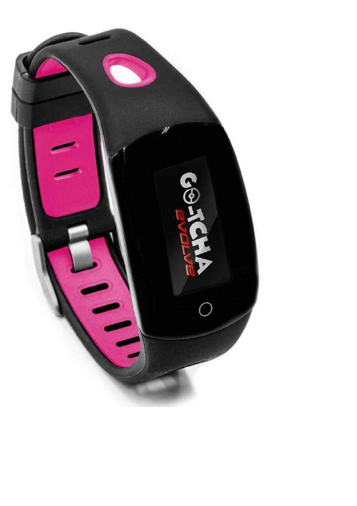 Pokemon Go Go-Tcha Evolve Led-Touch Wristband Accessory - Auto Catch And Auto Spin - Black/Pink (Eu) (Mobile)