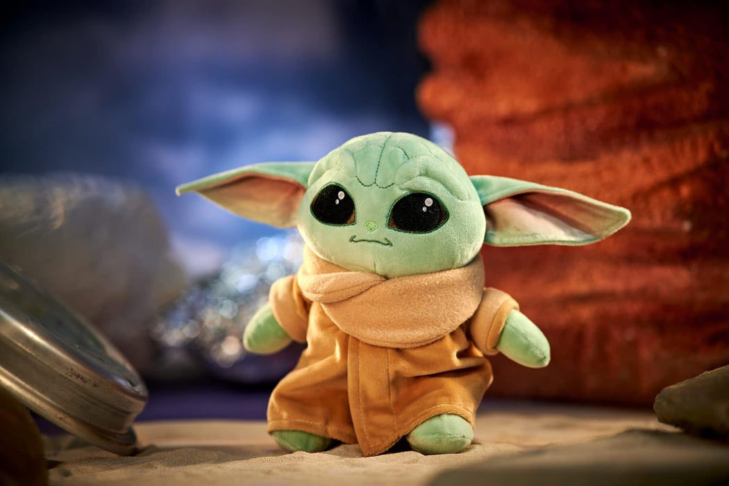 Simba 6315875778 – Disney Mandalorian, 25cm Plüschfigur, The Child, Baby Yoda, ab den ersten Lebensmonaten geeignet, Meerkleurig