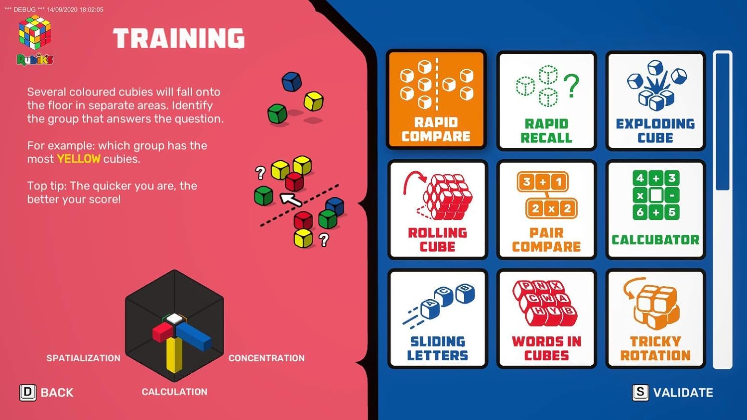 Professor Rubik's Brain Fitness (Nintendo )