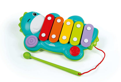 Clementoni-17263-Xylodino-xylophone for Kids from 18 Months and Older-Musical Instruments Educational and Sound Toy, Multi-Coloured, 3 Xylodinum