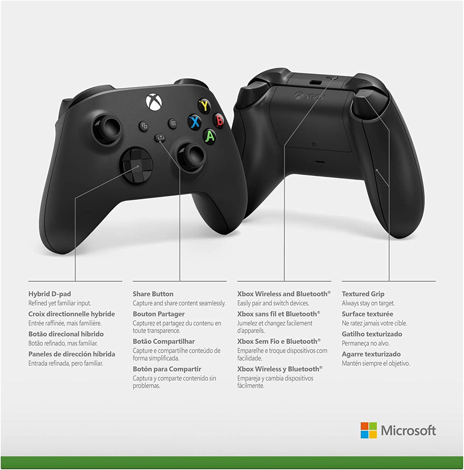 Xbox Wireless Controller – Carbon Black