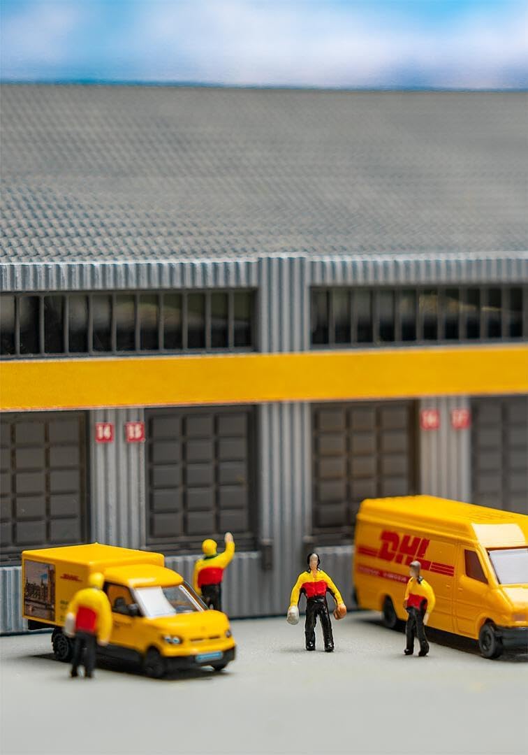 FALLER Kleinstation Zindelstein Modellbausatz mit 86 Einzelteilen 202 x 102 x 75 mm I Modelleisenbahn Zubehör H0 Gebäude I Modelleisenbahn H0 Bahnhof