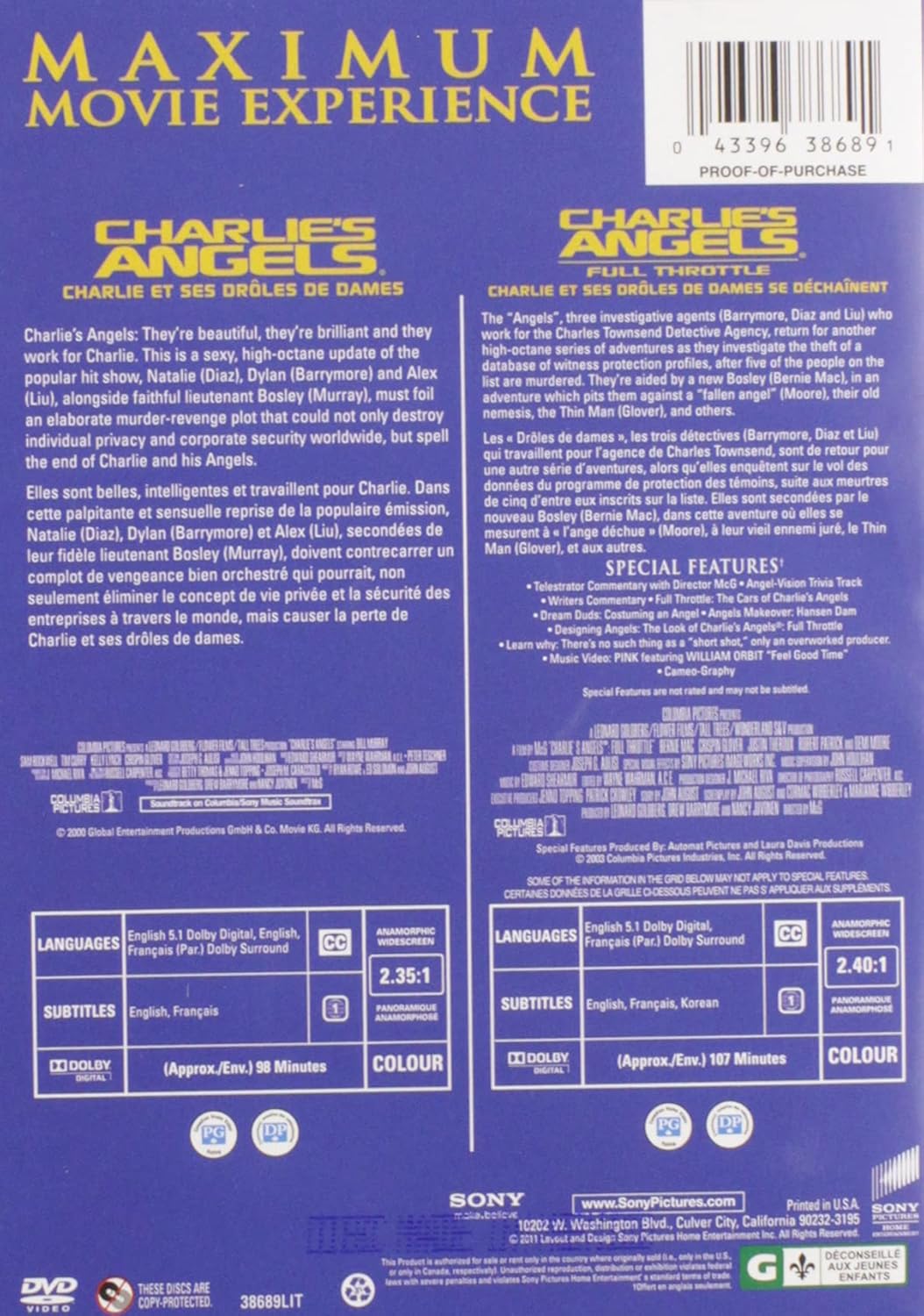 Charlie's Angels / Charlie's Angels: Full Throttle