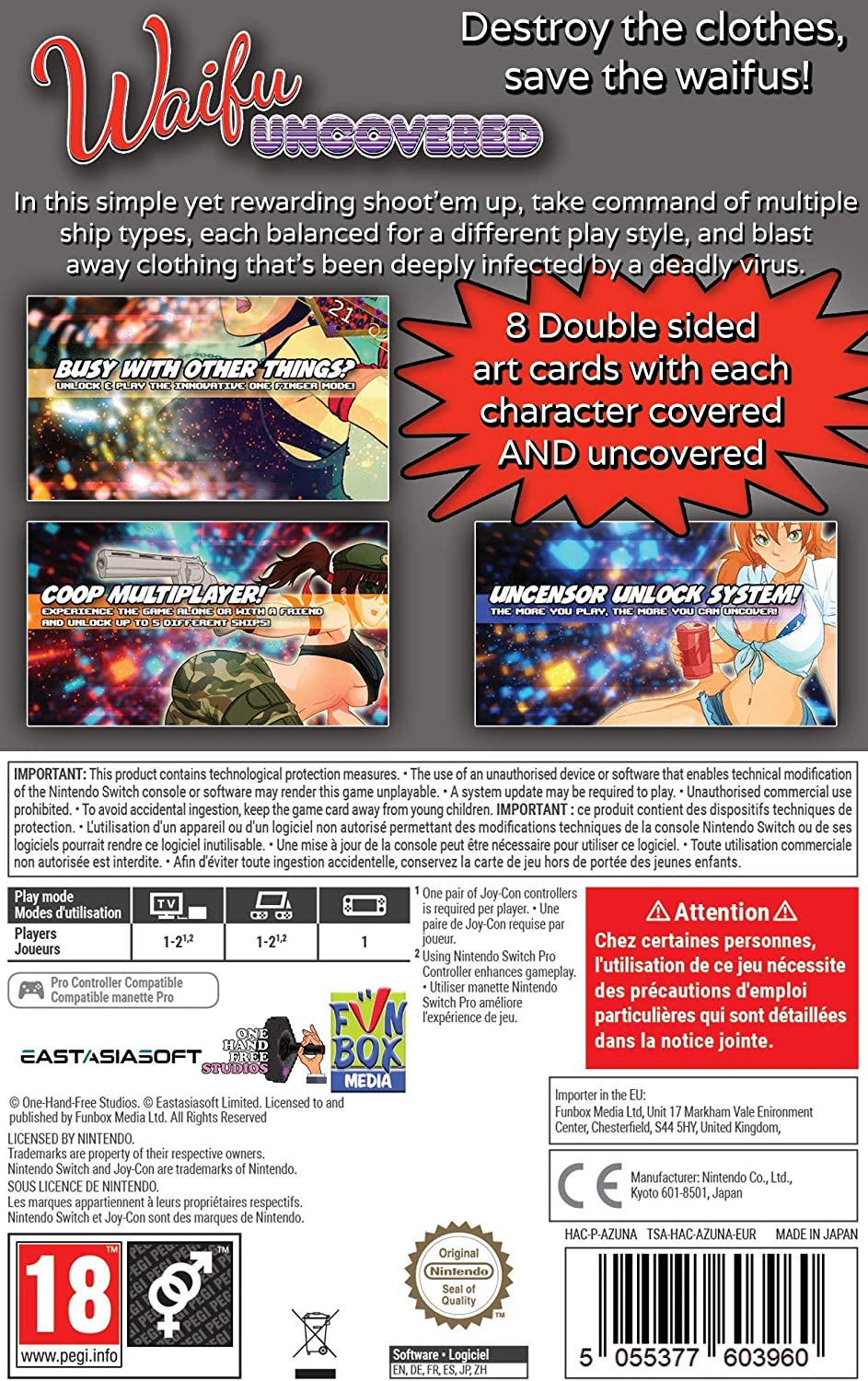 Waifu Uncovered (Nintendo Switch) Single