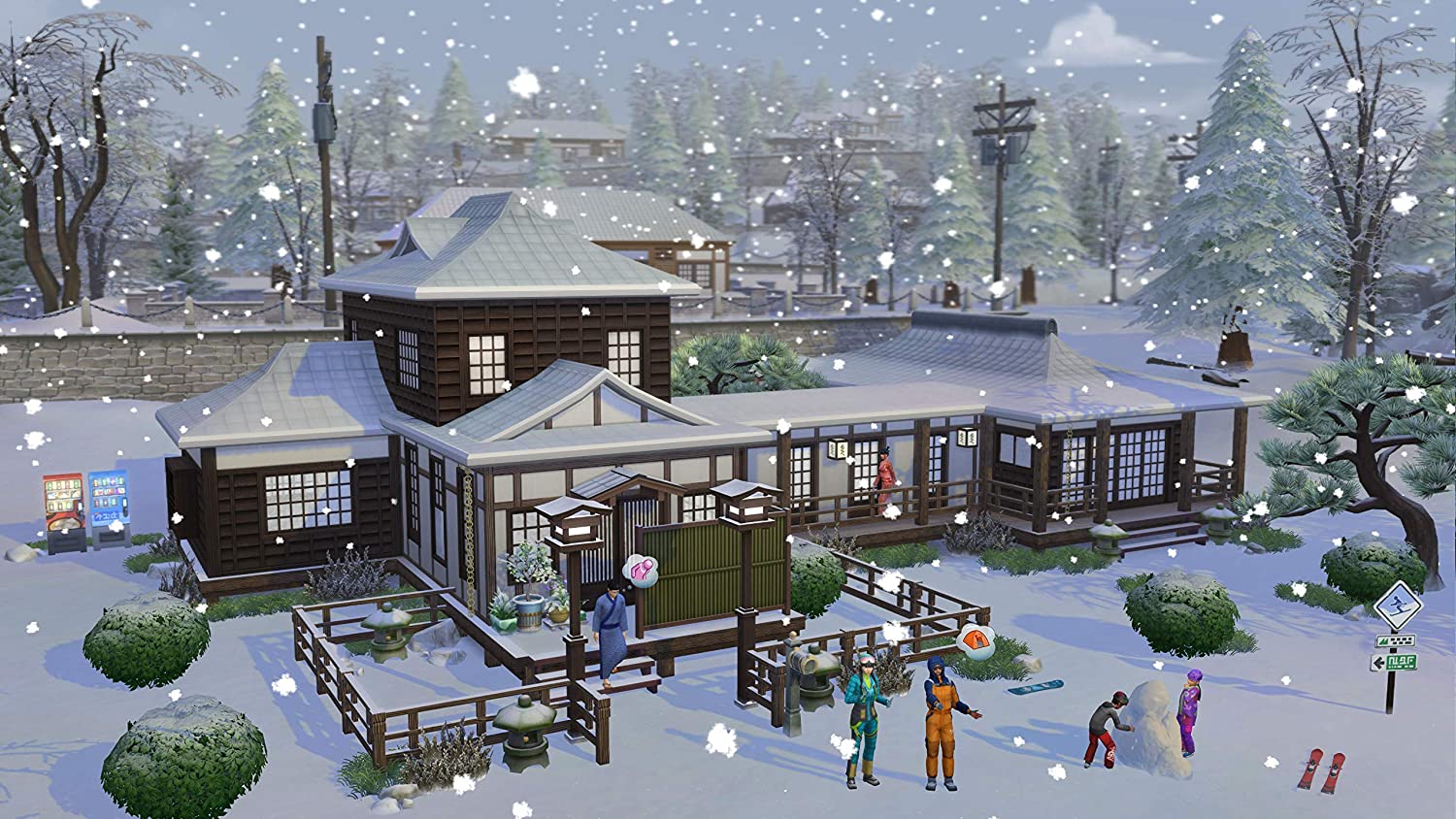 The Sims 4 Snowy Escape (EP10) | Expansion Pack | PC/Mac | VideoGame | Code In A box | English Windows/MAC Snowy Escape