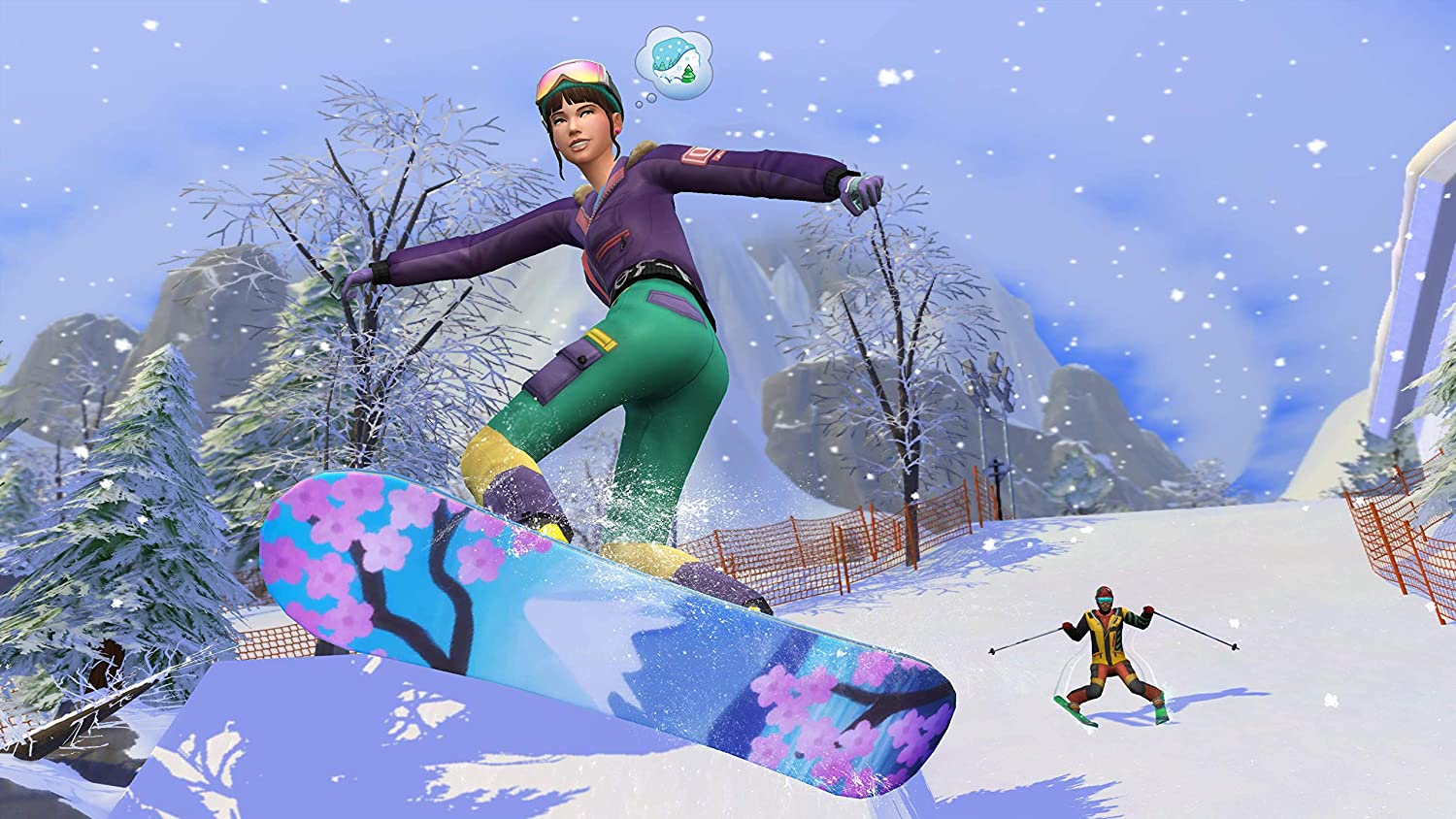 The Sims 4 Snowy Escape (EP10) | Expansion Pack | PC/Mac | VideoGame | Code In A box | English Windows/MAC Snowy Escape
