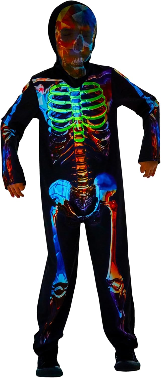 Rubie's Official Skeleton Glow In The Dark, Childs Halloween Costume Halloween