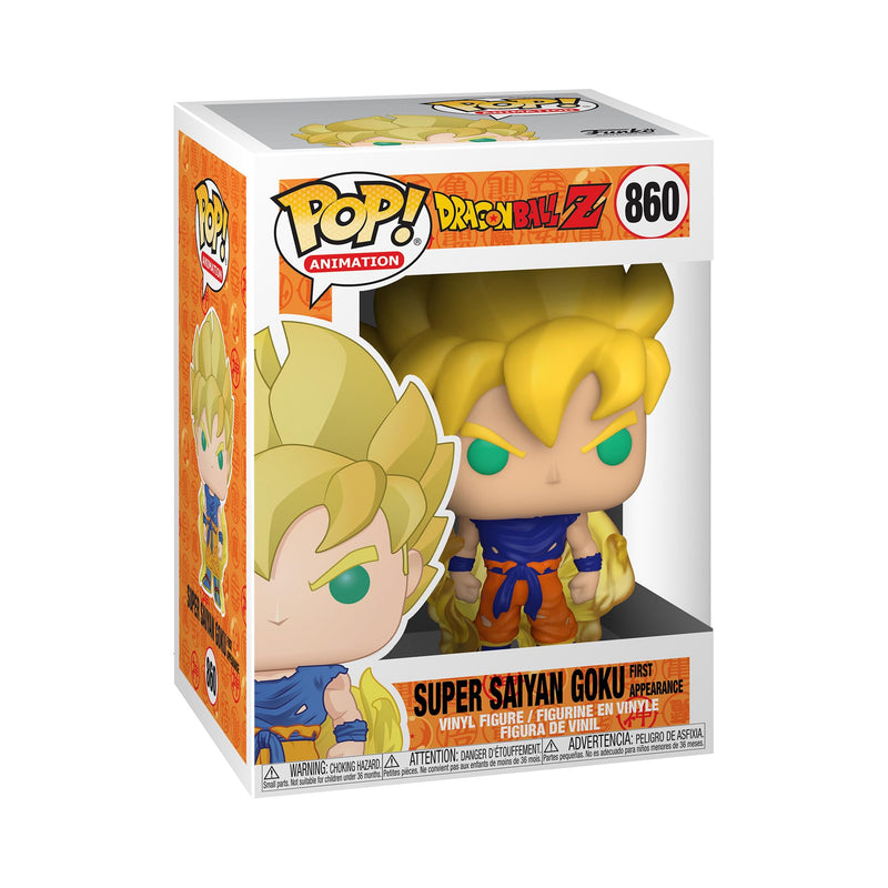 Funko POP! Animation: Dragon Ball Z S8-Super Saiyan Goku - (First Appearance) Dragonball SS - Collectable Vinyl Figure - Gift Idea - Official Merchandise - Toys for Kids & Adults - Anime Fans