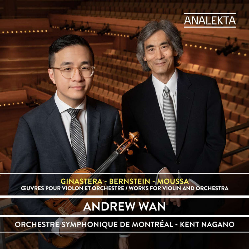 Ginastera/Bernstein/Moussa: Works for Violin and Orchestra