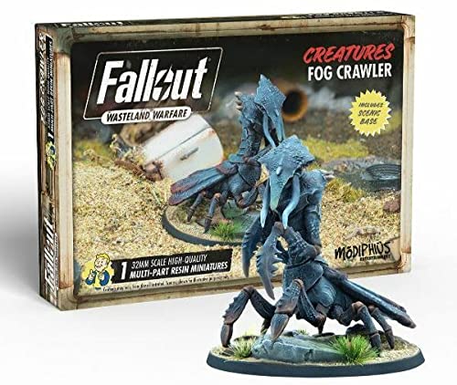 Modiphius Entertainment Fallout Wasteland Warfare Creatures Fog Crawler Miniatures Set