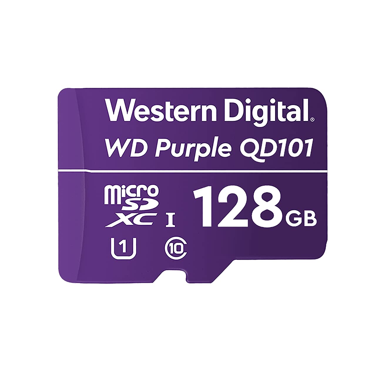 Western Digital WD Purple SC QD101 128GB Smart Video Surveillance microSDXC Card, Ultra Endurance Up to 64 TBW 128GB Current Version