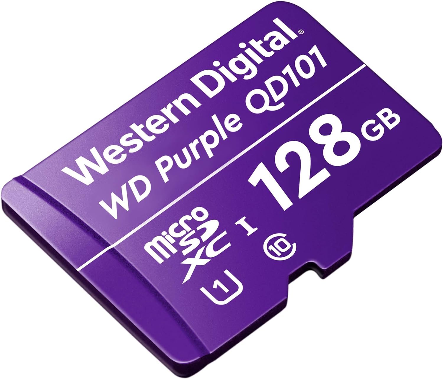 Western Digital WD Purple SC QD101 128GB Smart Video Surveillance microSDXC Card, Ultra Endurance Up to 64 TBW 128GB Current Version