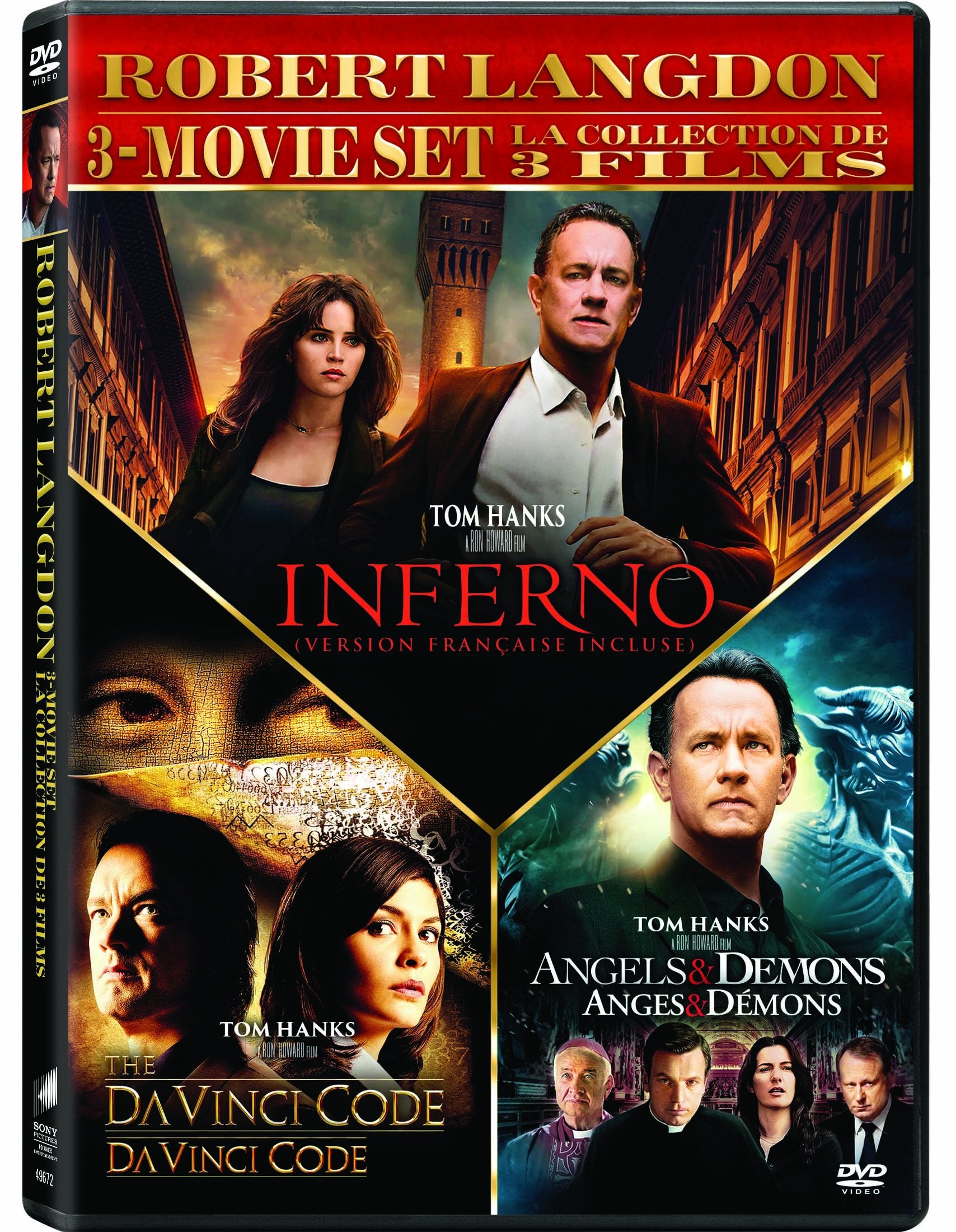 Angels & Demons / Da Vinci Code, The / Inferno - Set (Bilingual)