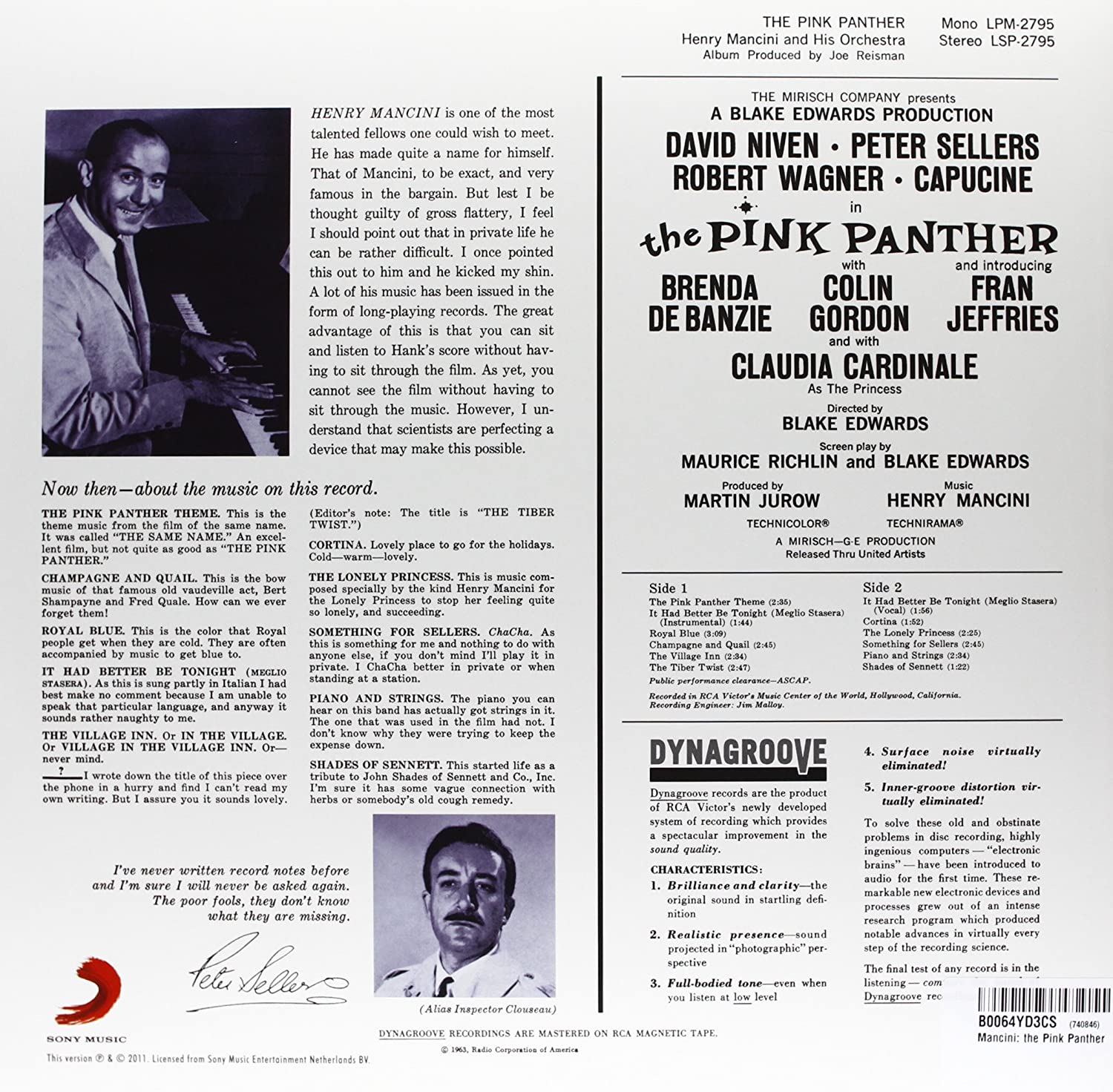 The Pink Panther (Lp/180gr./33rpm
