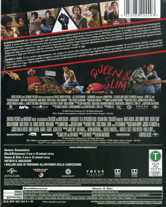 Queen & Slim + Blackkklansman