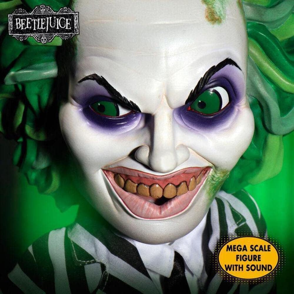 Mezco - Figurne Beetlejuice - Beetlejuice Talking 38cm - 0696198904031, Multi-Colored, Standard