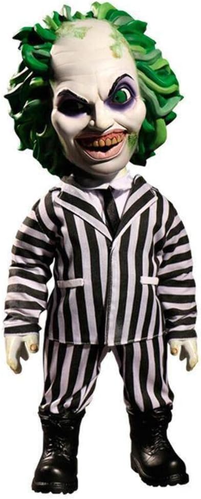 Mezco - Figurne Beetlejuice - Beetlejuice Talking 38cm - 0696198904031, Multi-Colored, Standard