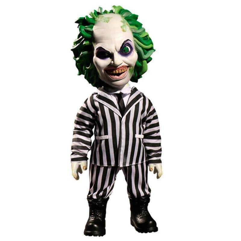 Mezco - Figurne Beetlejuice - Beetlejuice Talking 38cm - 0696198904031, Multi-Colored, Standard