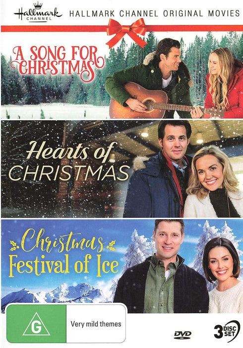 Hallmark Christmas 3 Film Collection (A Song For Christmas/Hearts of Christmas/Christmas Festival of Ice