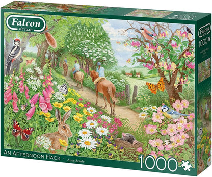 Jumbo, Falcon de luxe - An Afternoon Hack, Jigsaw Puzzles for Adults, 1000-Piece