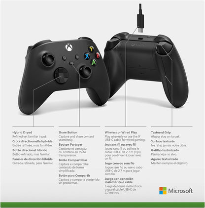 Xbox Wireless Controller + USB-C Cable (Xbox Series X/S) Single