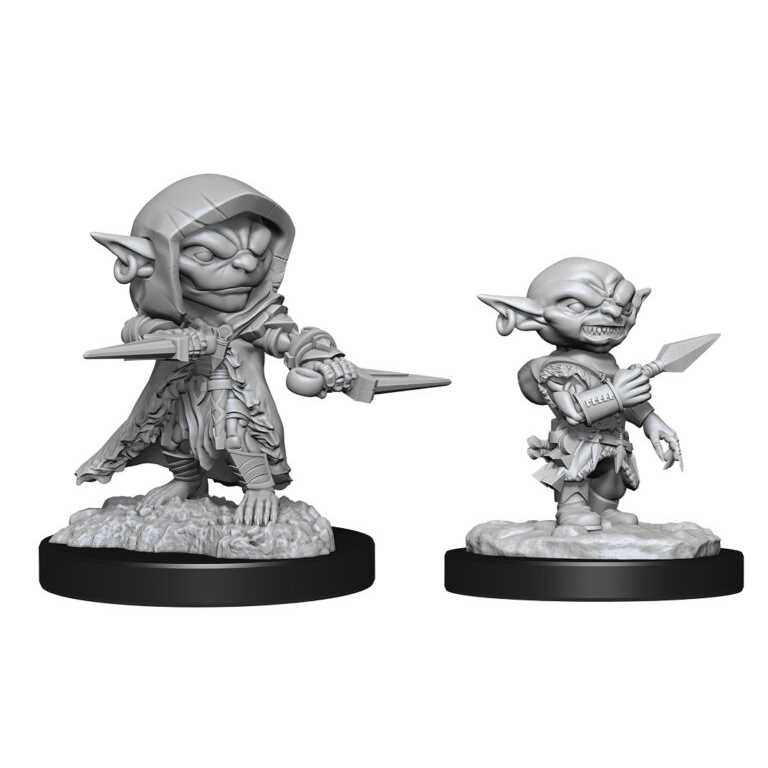 Dungeons & Dragons Pathfinder Battles Deep Cuts Unpainted Miniatures - Goblin Rogue Male (6 Unidades