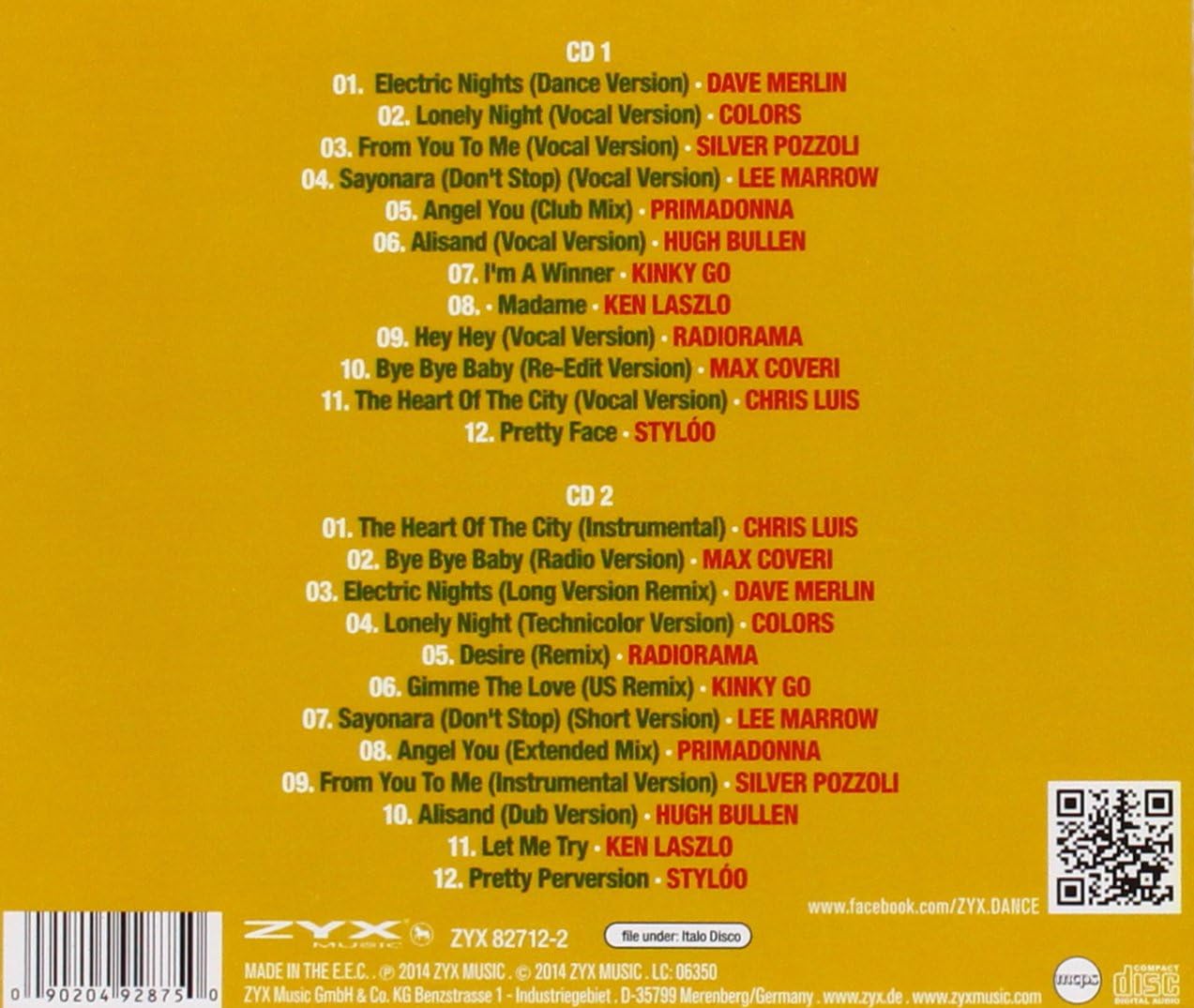 ZYX Italo Disco " Hits