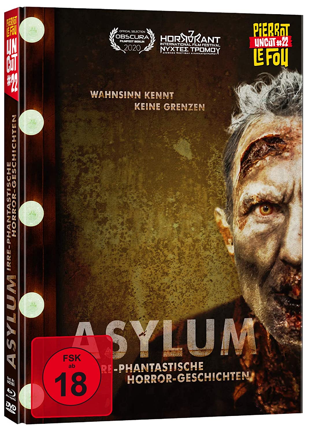 ONETTI, NICOLAS - ASYLUM - IRRE-PHANTASTISCHE HORROR-GESCHICHTEN - LIMITED EDITION MEDIABOOK
