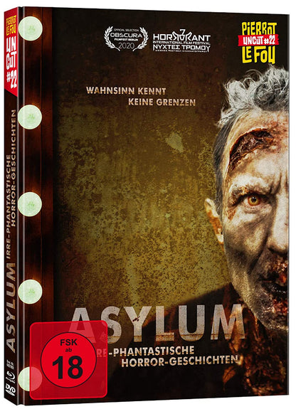ONETTI, NICOLAS - ASYLUM - IRRE-PHANTASTISCHE HORROR-GESCHICHTEN - LIMITED EDITION MEDIABOOK