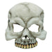 Bristol Novelty BM385 Glow in The Dark Skull Half Mask, Unisex-Adult, White, One Size
