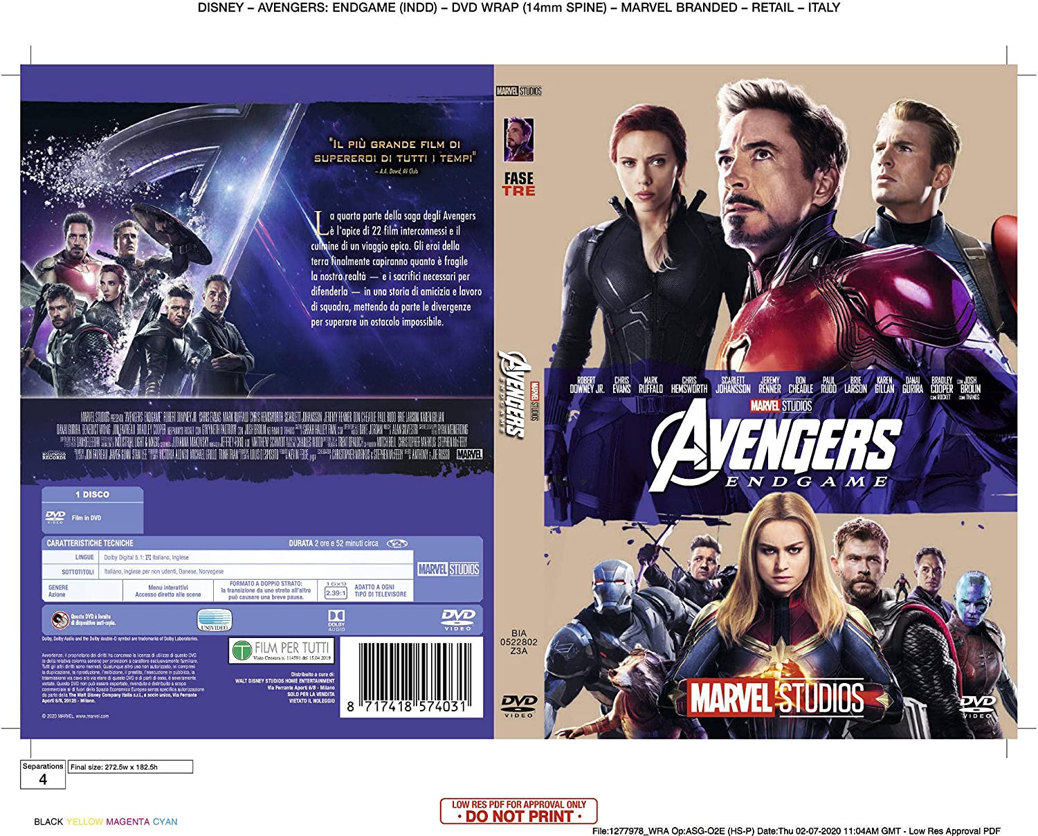Avengers - Endgame (10° Anniversario)