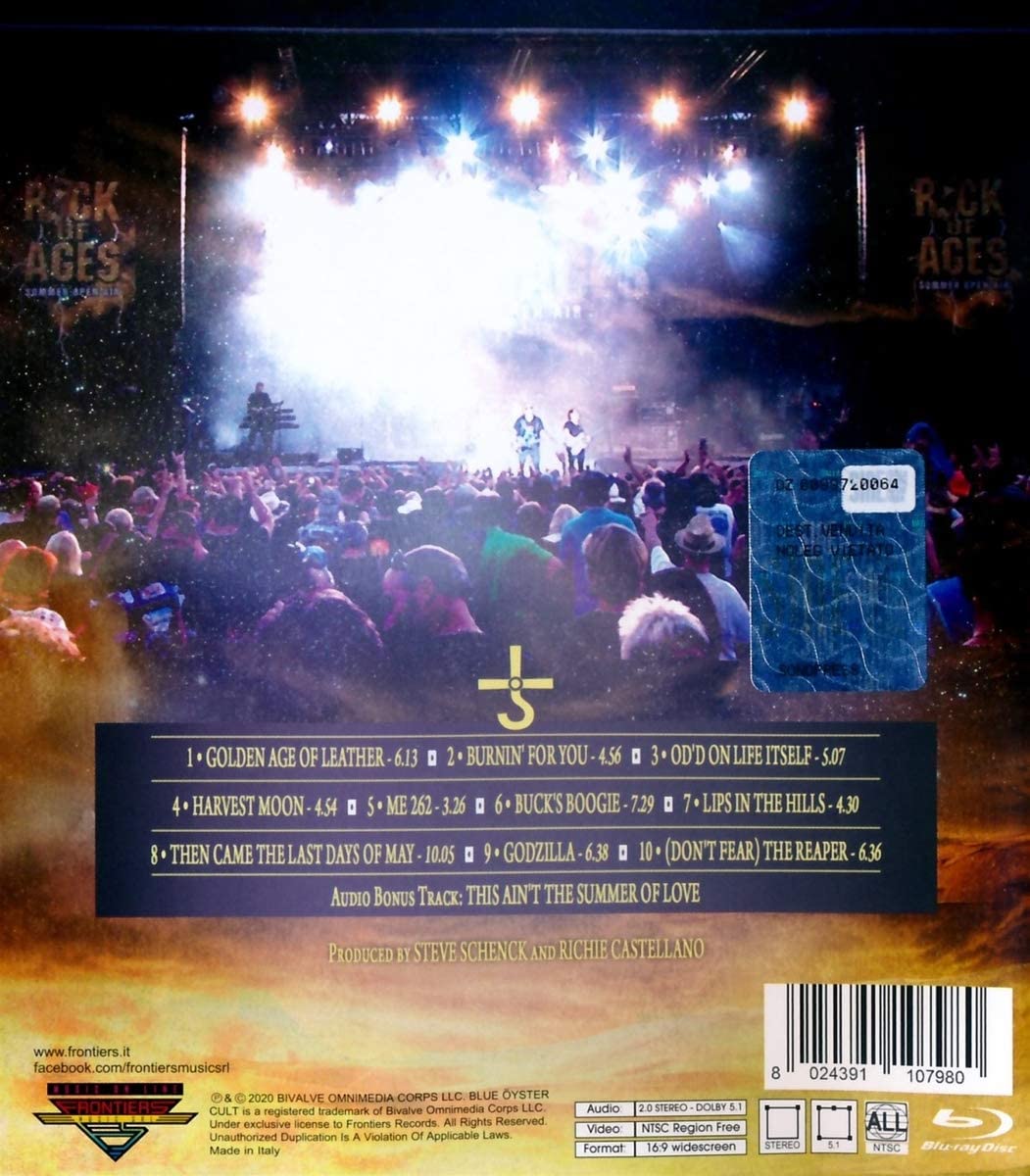Blue Oyster Cult - Live At Rock Of Ages Festival 2016 (Blu- Ray