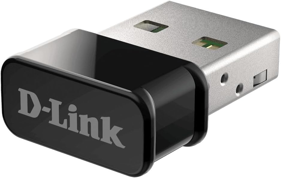 D-Link DWA-181 - AC1300 MU-MIMO Wi-Fi Nano USB Adapter, Compatible with Windows, Mac and Linux, Ultra Portable