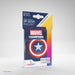 Gamegenic Marvel Blue Card Game Sleeves (50 + 1, Polyvinyl Chloride (PVC), Official Sleeves: Marvel Blue, Accessories
